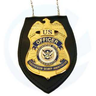 Conception en métal pas cher 3D Golden Metal Metal Military Military Police Badge Badge