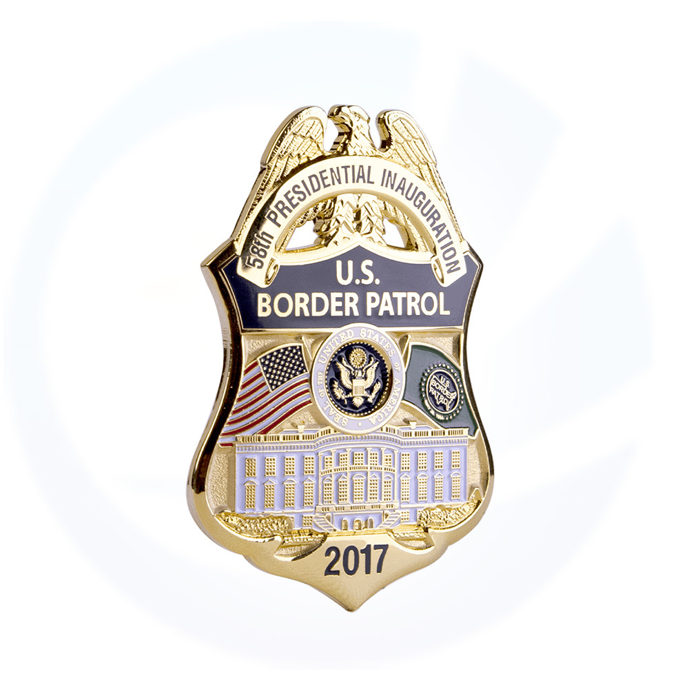 Badges de patrouille frontalière de la police militaire des États-Unis