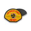 Badge insigne étiquette en gros de l'étiquette en caoutchouc 3D Silicone Soft Pvc Firefighter Logo Patch personnalisé pour le chapeau de vêtements