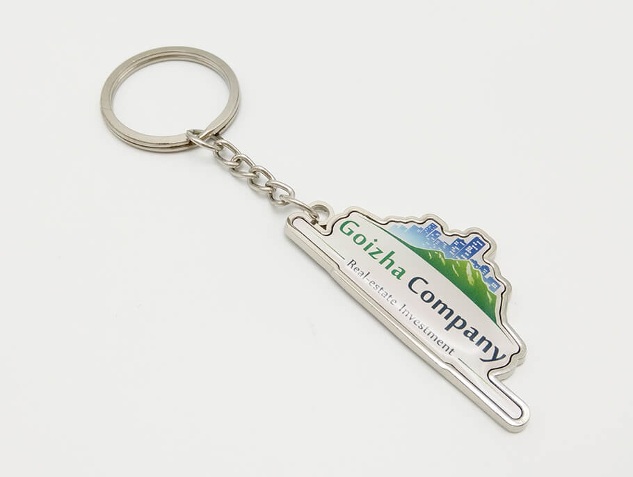 Keychain en métal d'entreprise