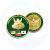 Drapeau de la pièce de défi du fusil militaire du Chili